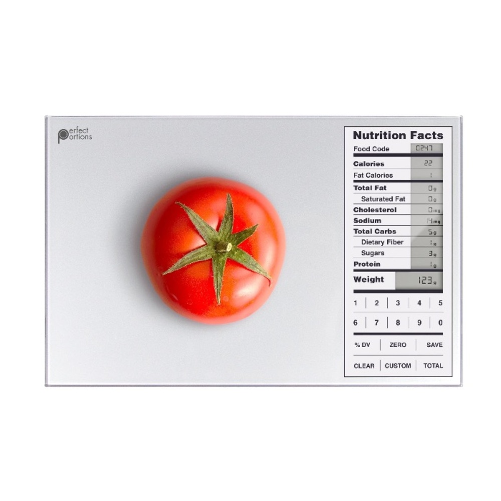 SOLD 🤍 New Greater Goods Perfect Portions Digital Nutrition Food Scale Silver